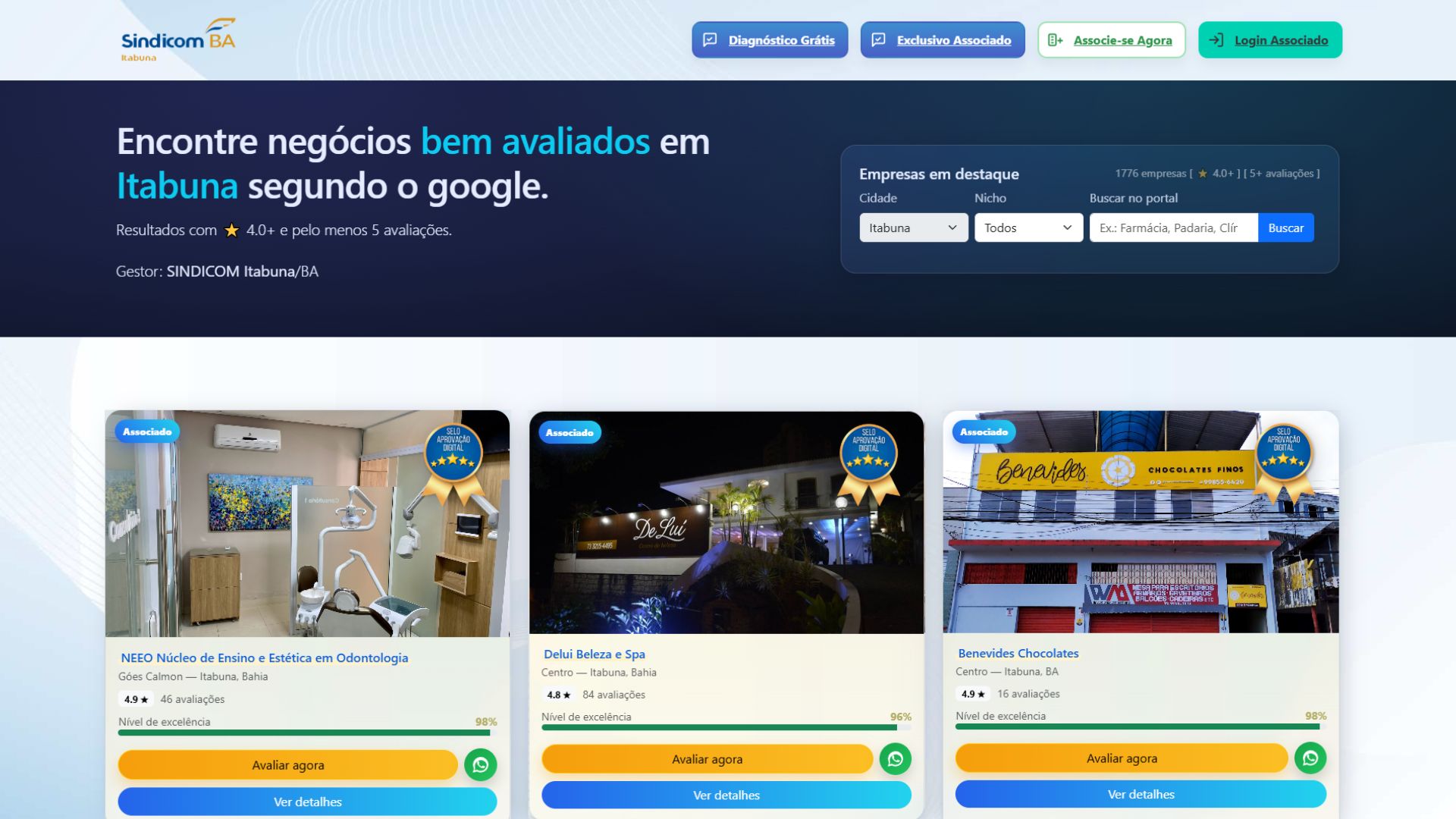 Portal SINDICOM Itabuna